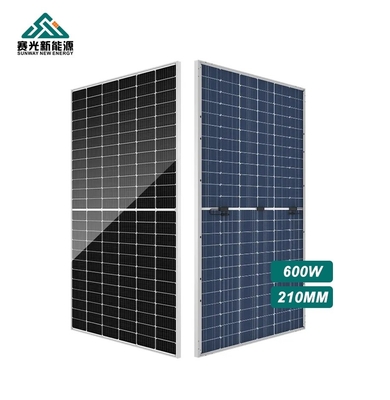 Ηλιακά πάνελ 620Watt Inmetro Certified Half Cell Perc 210mm Για κατοικίες