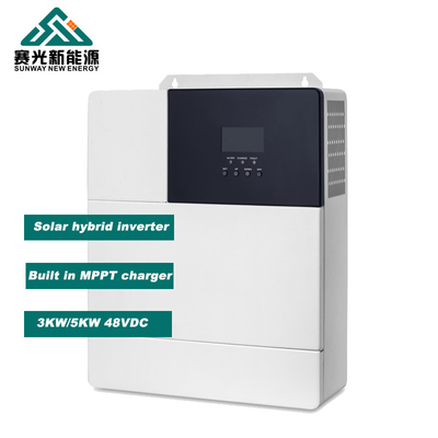 3kw 5kw 8kw 10kw Mppt Ηλιακός μετατροπέας Καθαρός μετατροπέας κυμάτων sinus