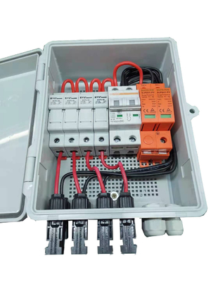 4 String Αδιάβροχα Combiner Box για ηλιακό σύστημα Pv String Box