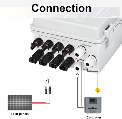 4 String Αδιάβροχα Combiner Box για ηλιακό σύστημα Pv String Box