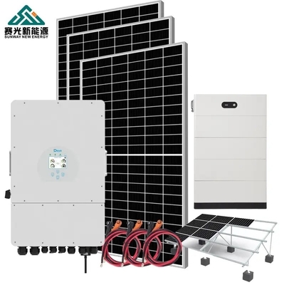 5000watt 5000watt 5kw Οικιακό σύστημα αποθήκευσης ηλιακής ενέργειας με μονοκρυσταλλικά πάνελ πυριτίου