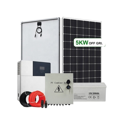 5-10 kWh Πεδίο ισχύος εξόδου 48V 300Ah 400Ah χωρητικότητα μπαταρίας εκτός δικτύου Ηλιακό πάνελ