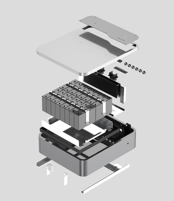 10-20 kWh Συγκεντρώσιμη μπαταρία LiFePO4 Solar Lithium Lon με πύλη επικοινωνίας CAN