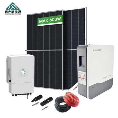 2024 Συστήματα Ηλιακής Ενέργειας 5kw 6kw 8kw 10kw με ελεγκτή MPPT και συχνότητα εξόδου 50hz