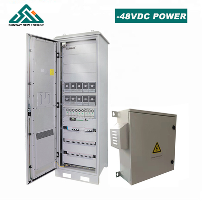 Υβριδικό σύστημα ηλιακής ενέργειας 48vdc για τηλεπικοινωνιακό σταθμό βάσης 8kw