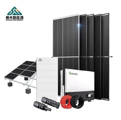 3kw 5kw 8kw 10kw Ηλιακό σύστημα ηλεκτρικής ενέργειας με μόλυβδο και οξύ εκτός δικτύου με αποθήκευση μπαταρίας