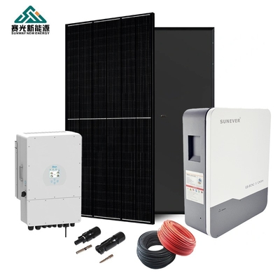 5Kw-12Kw Ηλιακό Υβριδικό Σύστημα Ενέργειας Συμπλήρωμα για το Σχέδιο Σχεδιασμού Σπίτι και Προ-Παραγοράς