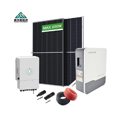 5kw 10kw 15kw 20kw Οικιακό Υβριδικό Ηλιακό Σύστημα Ηλιακά πάνελ 410-700Watt 48Vdc / 51.2Vdc