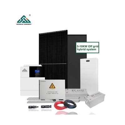 10kw 20kw 30kw off grid ηλιακό σύστημα με τεχνολογία μονοκρυσταλλικής πυριτίου