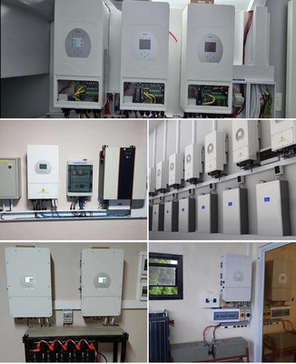 Συστήματα ηλιακής ενέργειας 5KW 10kw Για 220v/380v Ηλεκτρική τάση εξόδου 24h Χρόνος εργασίας