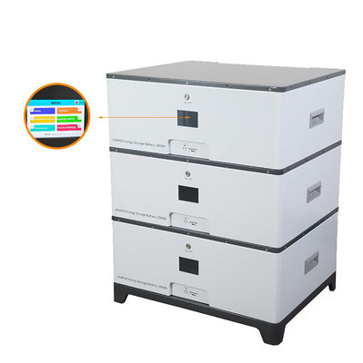 Συσσωρευόμενη μπαταρία λιθίου σιδήρου υψηλής χωρητικότητας 5kW 10kW 100Ah 200Ah 6000 κύκλων ζωής