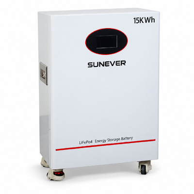 SUNEVER TD-15 15kWh Ηλιακή Μπαταρία για Οικιακή Εφεδρεία 51.2V 300Ah LiFePO4 Όρθιας Τοποθέτησης
