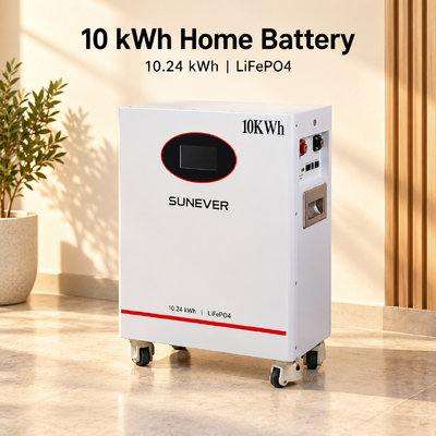 UNEVER 10kWh 51.2V 200Ah LiFePO4 Ηλιακή μπαταρία λιθίου για την αποθήκευση ενέργειας στο σπίτι και την παροχή ηλεκτρικής ενέργειας εκτός δικτύου