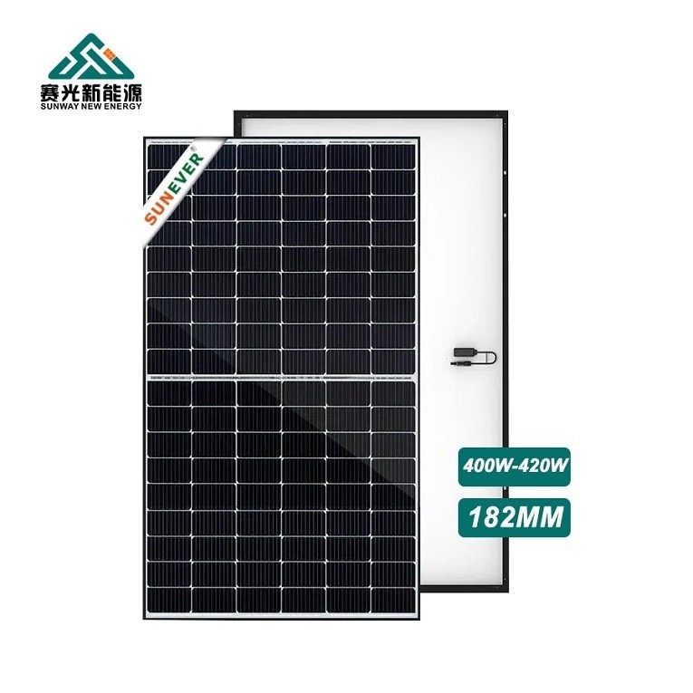 Κατώτατο σιδηρούχο γυαλί PV ηλιακά πάνελ 440w Ηλιακά κύτταρα Ηλιακό πάνελ για παραγγελία