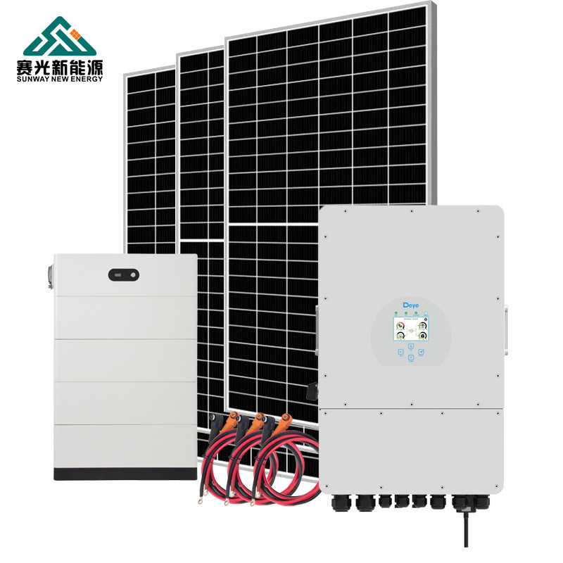 5kw 8kw 10kw 12kw Πλήρες σύστημα αποθήκευσης ηλιακής ενέργειας για το σπίτι χρησιμοποιώντας μπαταρία LiFePO4