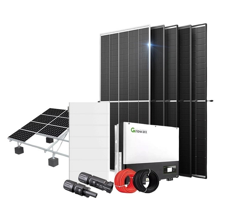 10kw φορτία ισχύος 5kw ηλιακό σύστημα ηλεκτρικής ενέργειας Σπίτι με 410-700Watt ηλιακά πάνελ ενεργειακά συστήματα