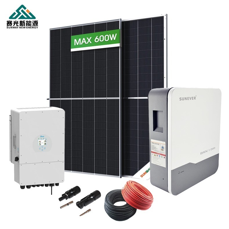 Συστήματα αποθήκευσης ηλιακής ενέργειας 5kw 6kw 8kw 10kw Υβριδική μπαταρία μολύβδου-οξέος