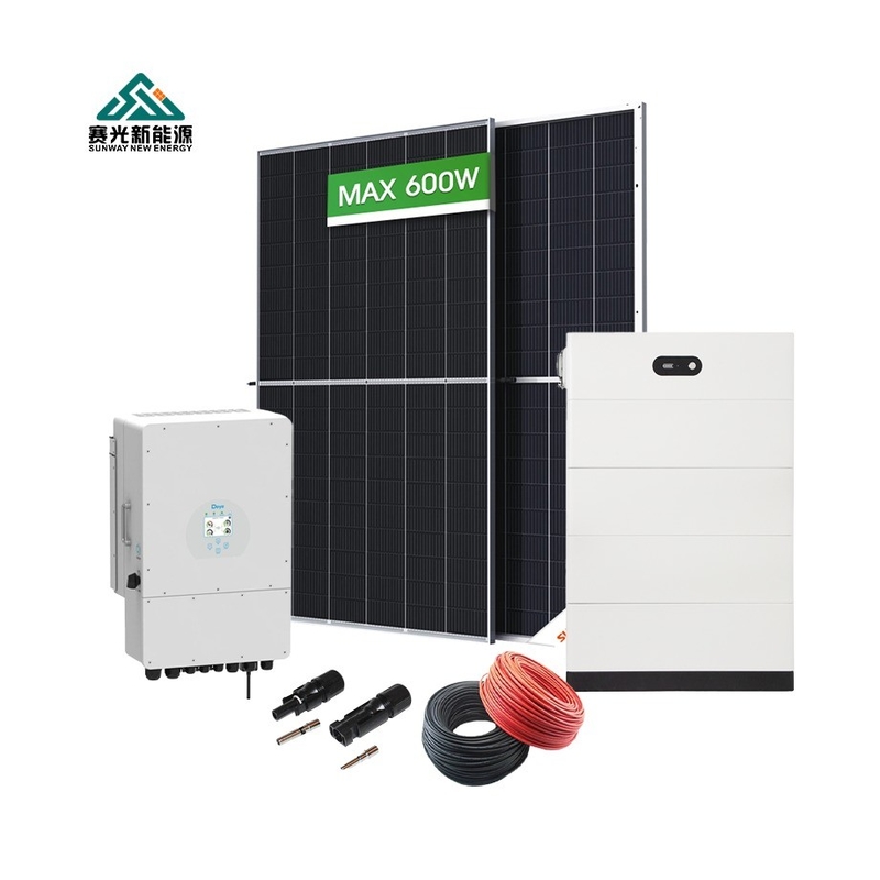 5kW 10kW 15kW 20kW Ηλιακό σύστημα αποθήκευσης ηλεκτρικής ενέργειας για το σπίτι Προσαρμοσμένο και επαγγελματικό