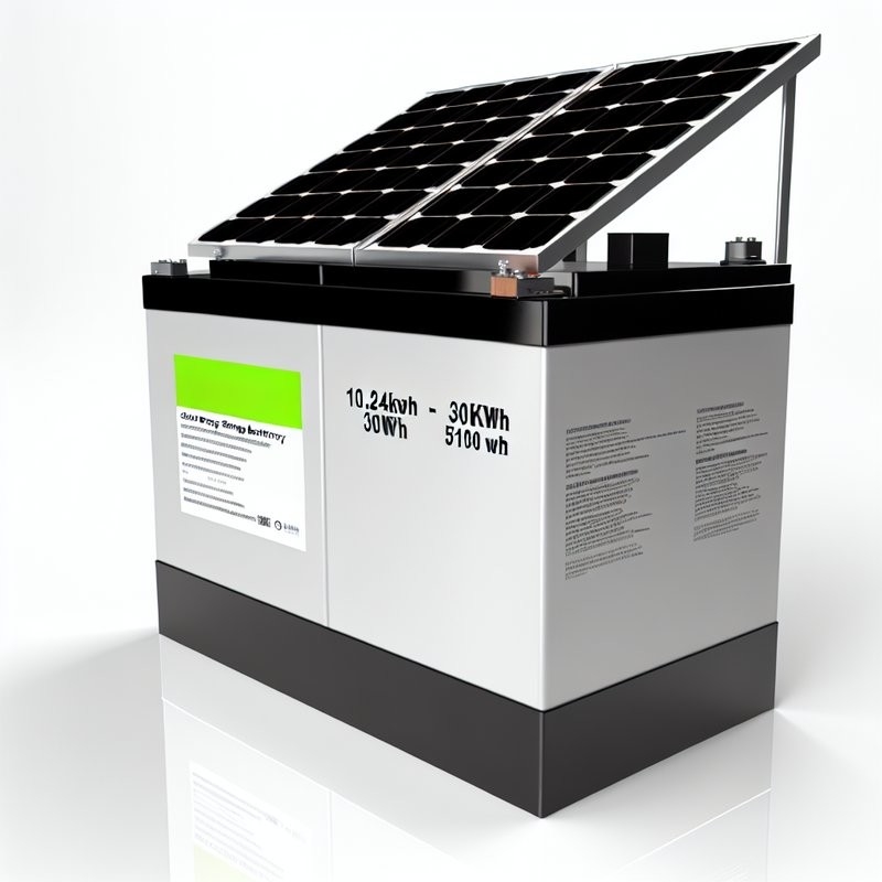 Μονάδα αποθήκευσης ηλιακής ενέργειας 10,24 kWh-30 kWh Ενέργεια και 5100 Wh ονομαστική δυναμικότητα ενέργειας για αποθήκευση υψηλής χωρητικότητας
