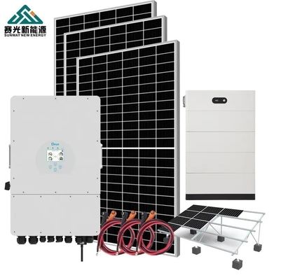 Υβριδικό ηλιακό σύστημα ενέργειας 4kw για βιομηχανική λειτουργία εκτός δικτύου