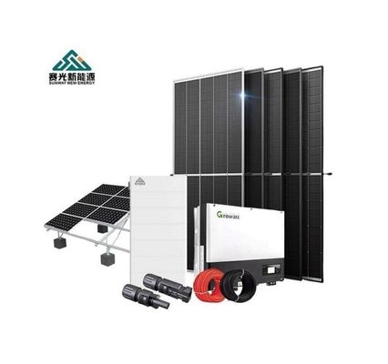 Συστήματα ηλιακής ενέργειας 5KW 10kw Για 220v/380v Ηλεκτρική τάση εξόδου 24h Χρόνος εργασίας